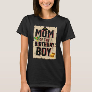 T-shirt Maman De L'Anniversaire Garçon Mère Pirate Thème 5
