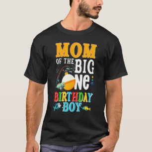 T-shirt Maman De L'Anniversaire Garçon O Fish Ally Un Anni