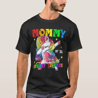 T-shirt Maman De L'Anniversaire Princesse Drôle Dabbing Un
