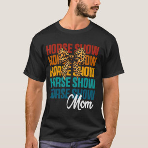 T-shirt Maman de l'écurie de cheval à arc coquette Mignonn