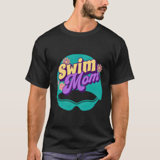 T-shirt Maman de l'équipe de natation