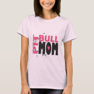 T-shirt Maman de pitbull