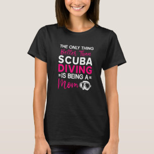 T-shirt Maman de plongée sous-marine sous l'eau Océan Plo