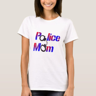 T-shirt Maman de police