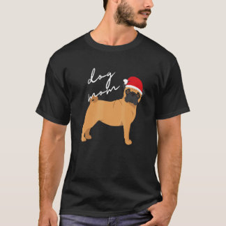 T-shirt Maman de Pug Fauve à Noël
