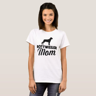 T-shirt Maman de rottweiler