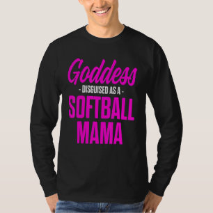T-shirt Maman de softball Maman fière Joueuse d'équipe 6