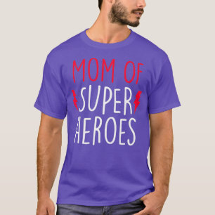T-shirt Maman De Super Héros Mignonne Maman