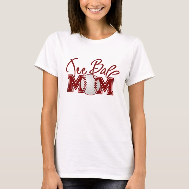 T-shirt MAMAN de Teeball (Devant)