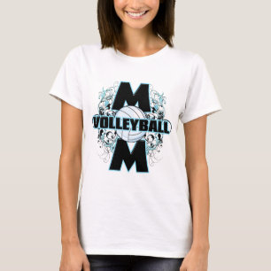T-shirt Maman de volleyball (croix) .png