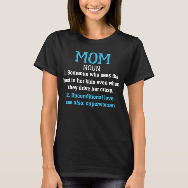 T-shirt Maman Définition Chemise - Drôle cadeau de fête de (Devant)