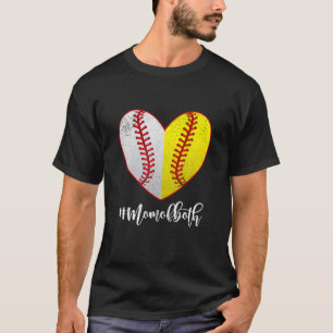 T-shirt Maman Des Deux Softball