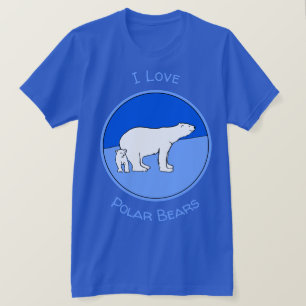 T-shirt Maman d'ours blanc et peinture de CUB - art de