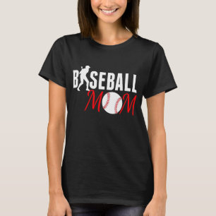 T-shirt Maman du baseball