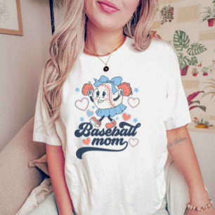 T-shirt Maman du baseball