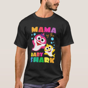 T-shirt Maman Du Bébé Requin Anniversaire Mama Shark