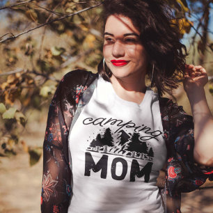 T-shirt Maman du camping