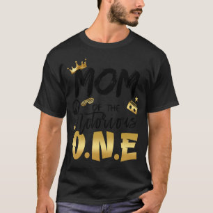 T-shirt Maman Du Célèbre Un 1Er Anniversaire École Hip H