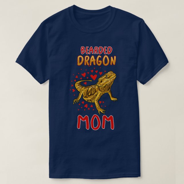 T-shirt Maman du Dragon à coeur (Design devant)