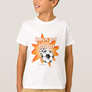 T-shirt Maman du football