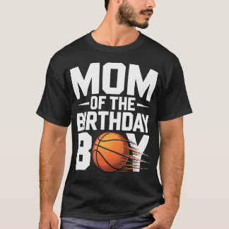 T-shirt Maman du garçon qui fête son anniversaire Basket P