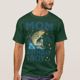 T-shirt Maman du garçon qui fête son anniversaire pêche an