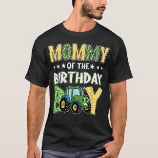 T-shirt Maman du garçon qui fête son anniversaire Tracteur