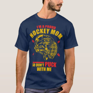 T-shirt Maman du hockey sur glace