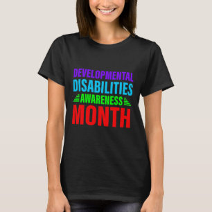 T-shirt Maman du mois de la sensibilisation au handicap du