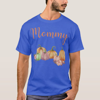 T-shirt Maman du petit Citrouille Premier anniversaire Pom