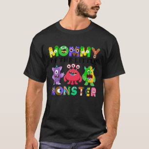 T-shirt Maman Du Petit Monstre Anniversaire Famille