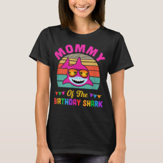 T-shirt Maman Du Requin Anniversaire Maman Matching Famill