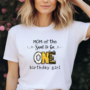 T-shirt Maman du sucré à être un floral