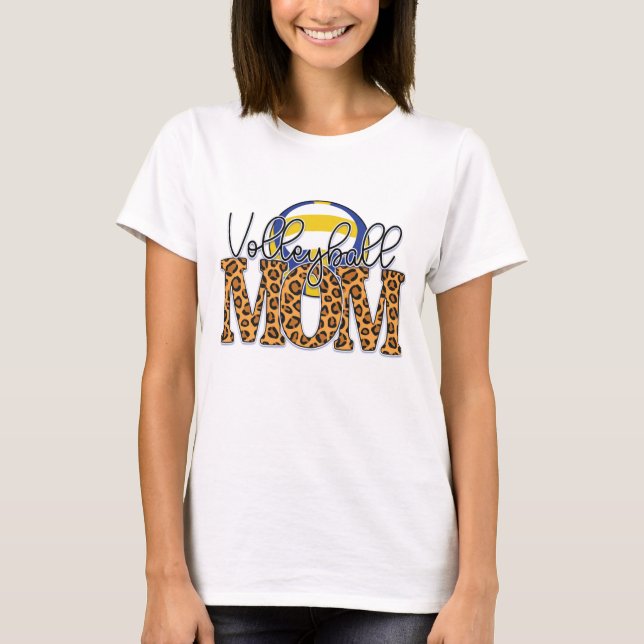 T-shirt Maman du volley (Devant)