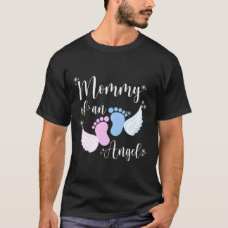 T-shirt Maman d'un ange Sensibilisation à la fausse couche