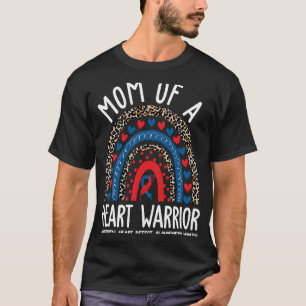 T-shirt Maman d'un guerrier CHD Maladie cardiaque congénit