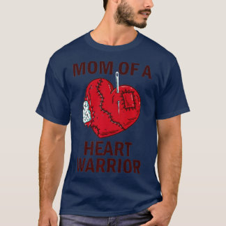 T-shirt Maman D'Un Guerrier Du Coeur Ouvrir Le Coeur Chiru