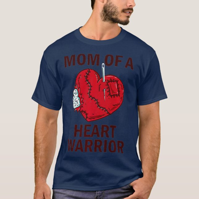 T-shirt Maman D'Un Guerrier Du Coeur Ouvrir Le Coeur Chiru (Devant)