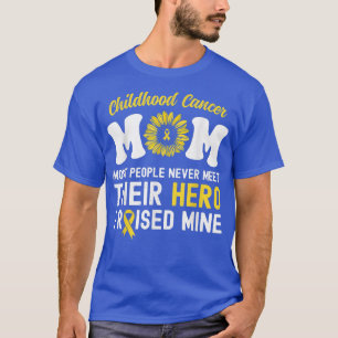 T-shirt Maman D'Un Héros De Guerrier Sensibilisation Au Ca