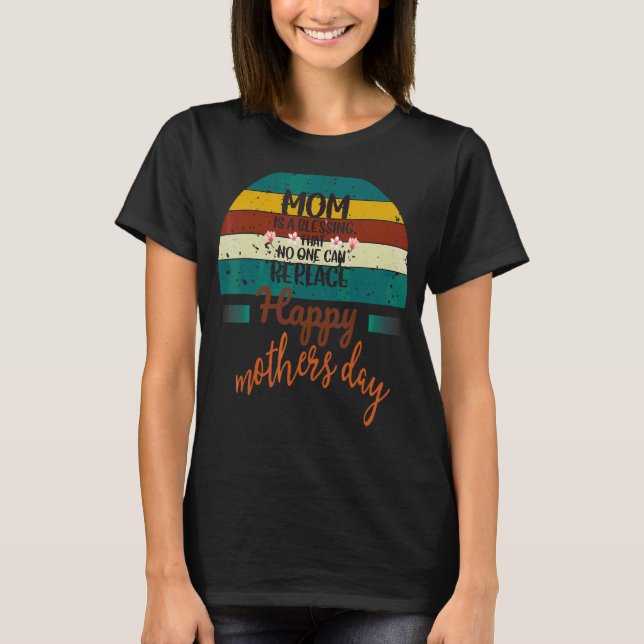T-shirt Maman Est Une Bénédiction Que Personne Ne Puisse R (Devant)