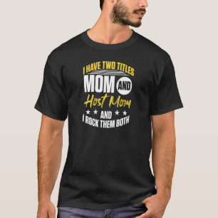 T-shirt Maman Femme Et Maman D'Accueil Et Moi Rock Les Deu