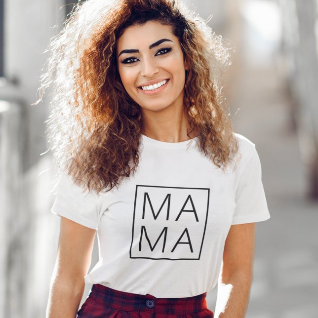 T-shirt Maman | Fête des mères de maman moderne Stylish Mi (Créateur téléchargé)