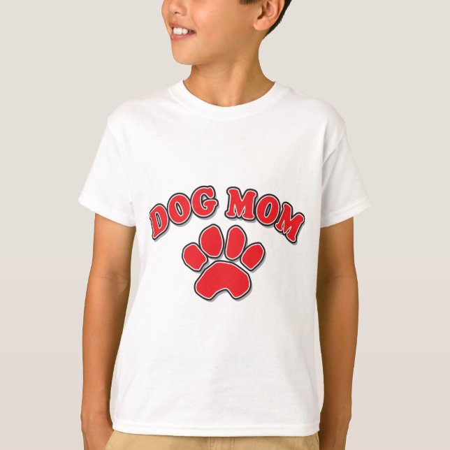 T-shirt Maman Fête du chien (Devant)
