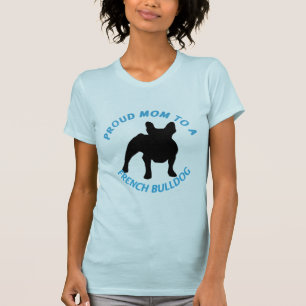 T-shirt Maman fière à un bouledogue français