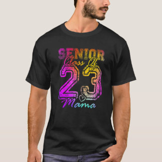 T-shirt Maman fière colorée Cœur mignon Diplômée Promotion