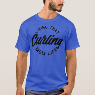 T-shirt Maman fière de curling