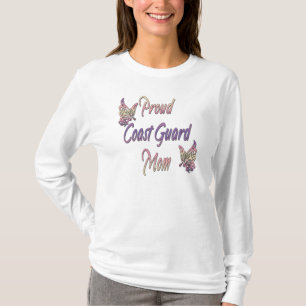 T-shirt Maman fière de la garde côtière