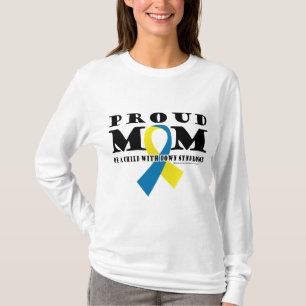T-shirt Maman fière de syndrome de Down
