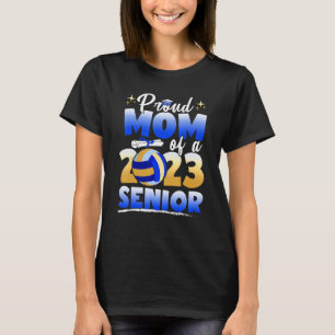 T-shirt Maman fière d'une remise de diplôme de volley-ball