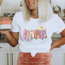 Maman, Fleurs, Fleurs, Joli Retro Vintage Boho